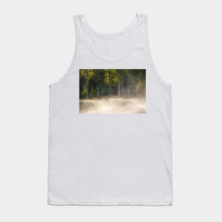 Small forest pond at sunrise Tank Top